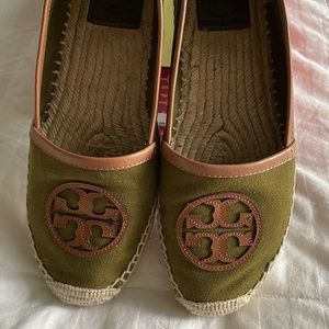 Tory Burch Loden/Royal Tan Angus Espadrille